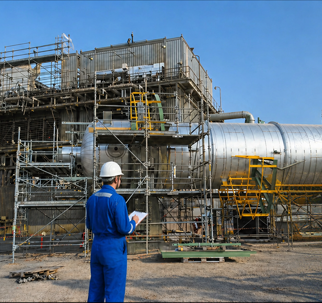 Industrial oil & gas facility