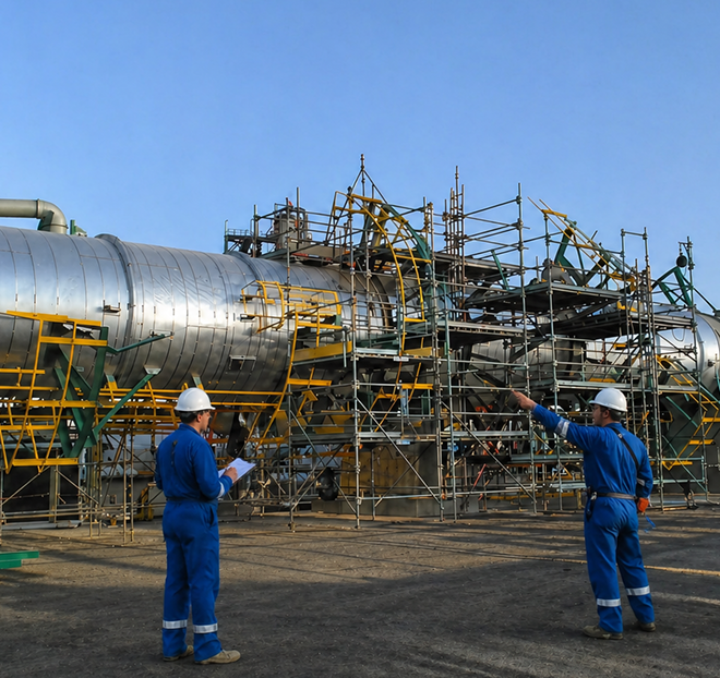 Industrial oil & gas facility