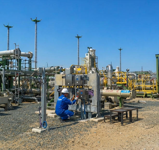 Industrial oil & gas facility
