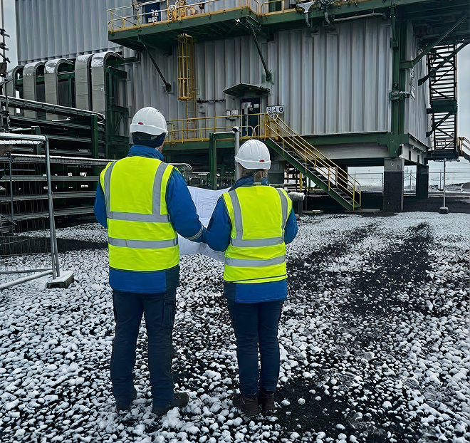 Industrial oil & gas facility